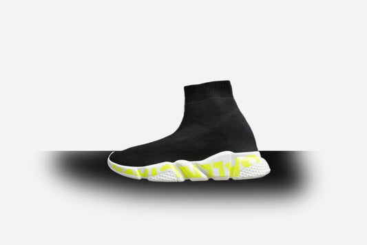 Balenciaga Speed Triple Black-White Neon Green