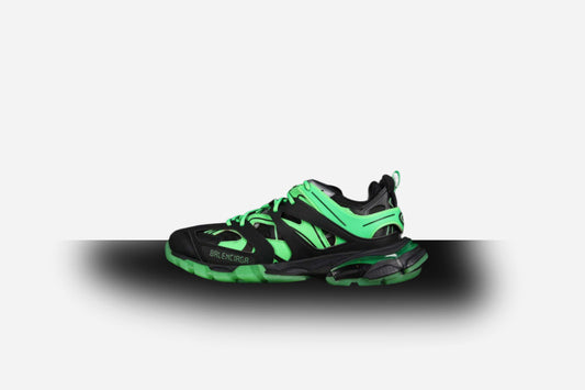 Balenciaga Track Black-Neon Green Clear