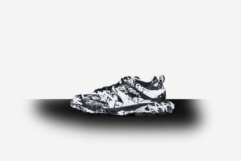 Balenciaga Track Graffiti Black-White