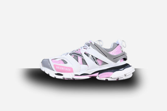 Balenciaga Track White/Dark Grey-Pastel Pink