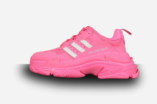 Balenciaga Triple S X Adidas Neon Pink
