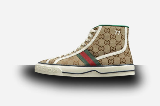 Gucci Tennis 1977 High Top Light Brown