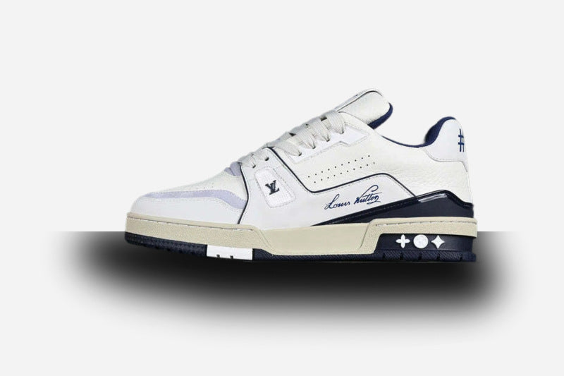 Louis Vuitton Trainer Low #54 White Grey-Blue