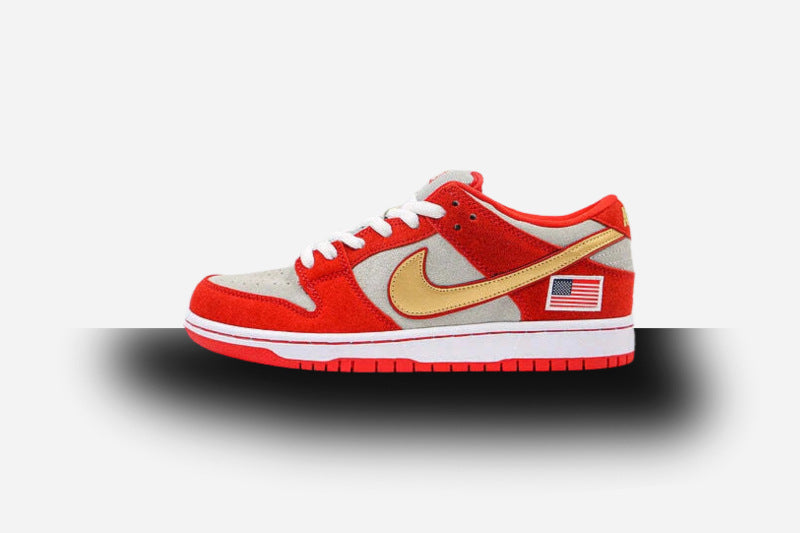SB Dunk Low X Nasty Boys Red/hite/Gold