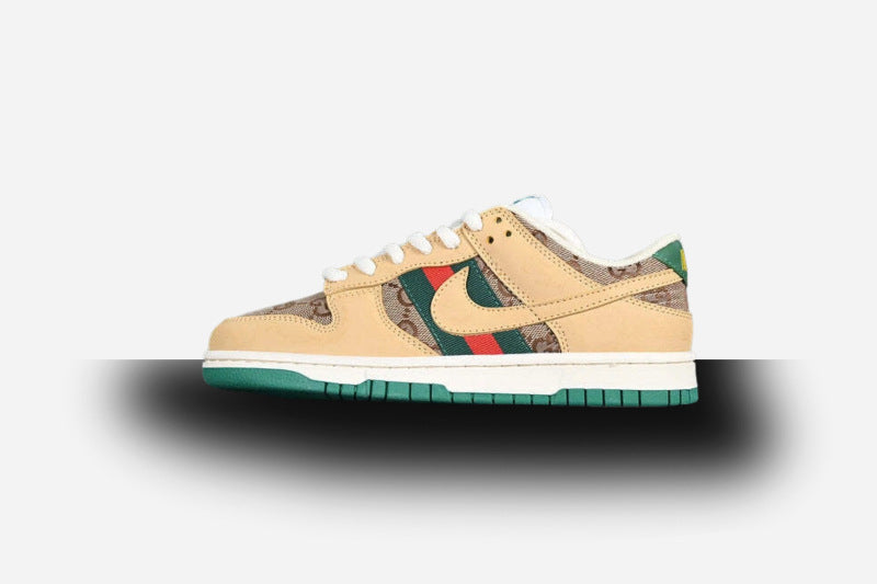 Sb Dunk X Gucci Brown/Green-Red