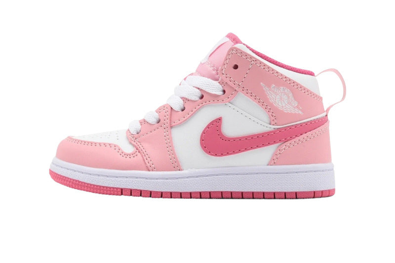 Kids Air Jordan 1 High 'White Light Pink'