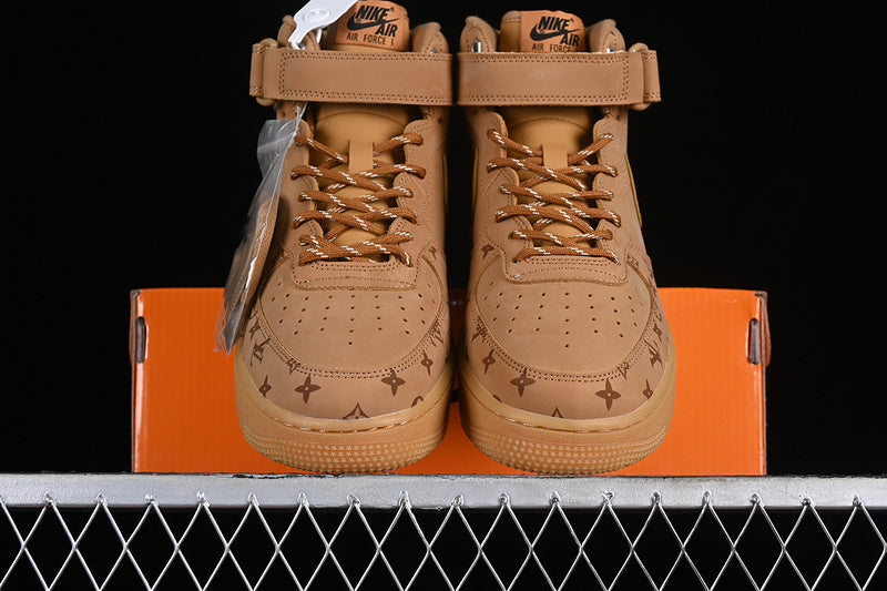 Air Force One High X Louis Vuitton Grey/Brown