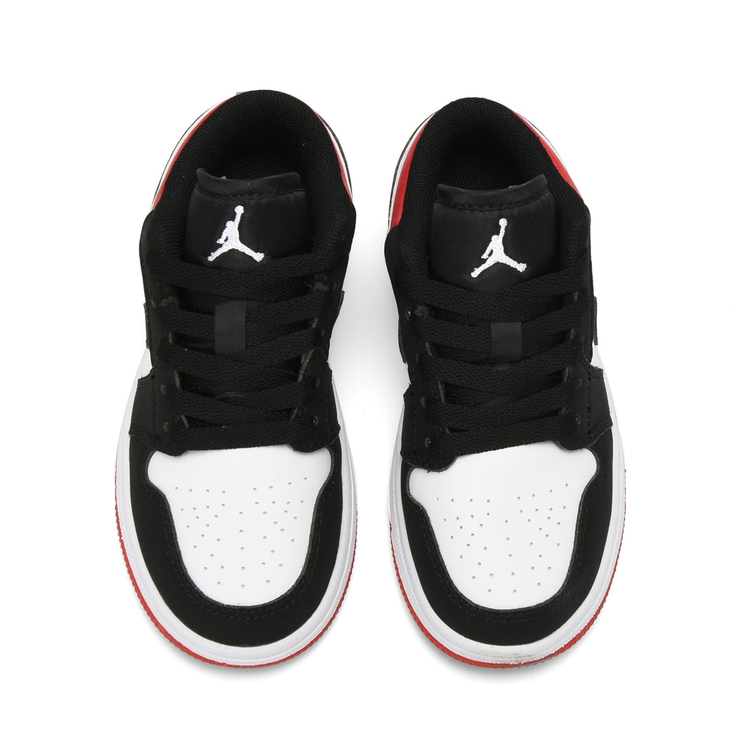 Kids Air Jordan 1 Low 'White Black Red'