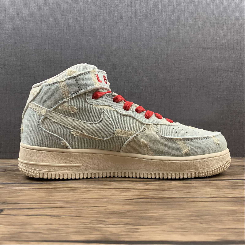 Air Force One High X Levi's Blue Jeans