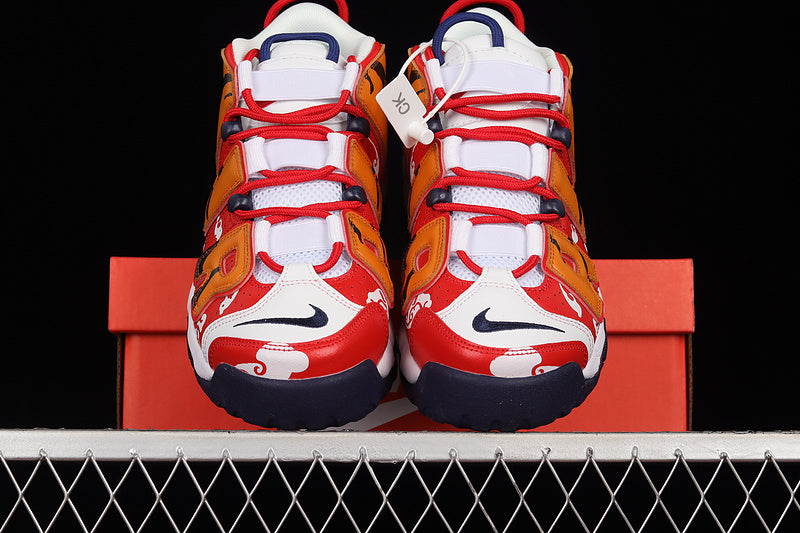 Air More Uptempo 96 QS Varsity Red/Orange-White
