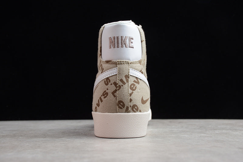 NK Blazer MID X Levi's Gold White Hook