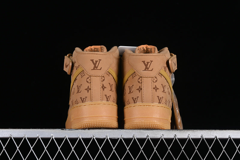 Air Force One High X Louis Vuitton Grey/Brown