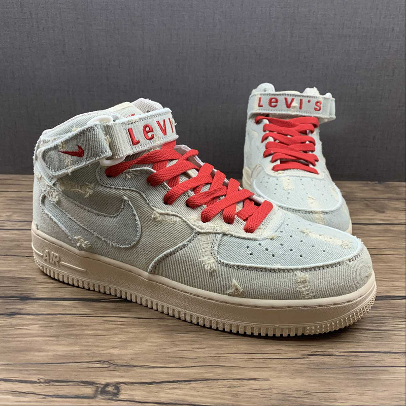 Air Force One High X Levi's Blue Jeans