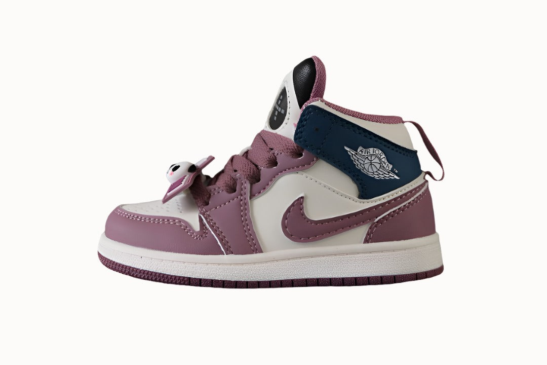 Kids Air Jordan 1 High 'Panda Pure Pink'