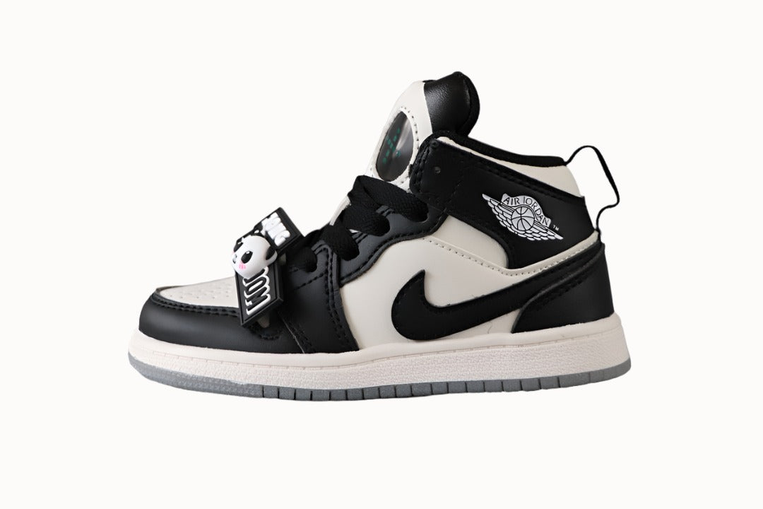 Kids Air Jordan 1 High 'Panda Black White'