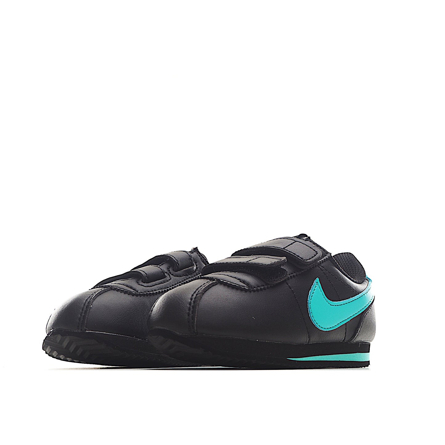 Kids Nike Baby Cortez Black Turquoise