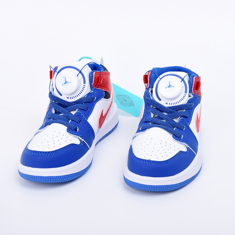 Kids Air Jordan 1 High 'White Blue Red'