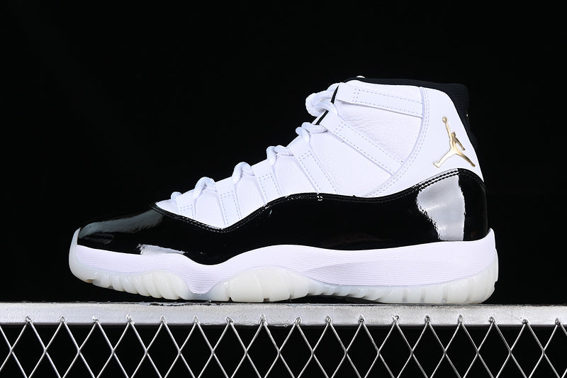 Air Jordan Retro 11 DMP Black/White-Gold