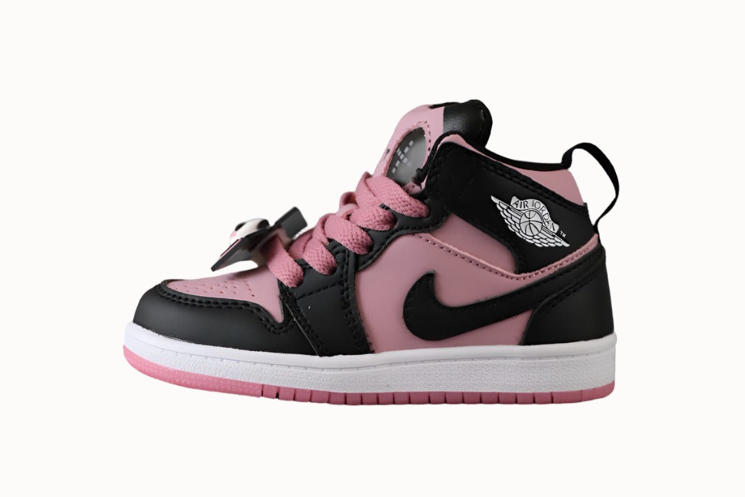 Kids Air Jordan 1 High 'Panda Black Pink'