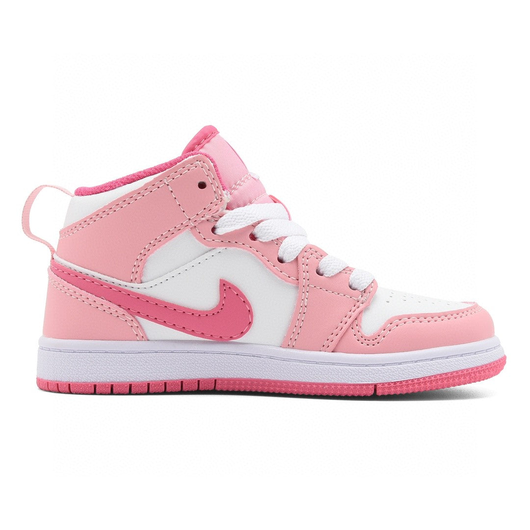 Kids Air Jordan 1 High 'White Light Pink'