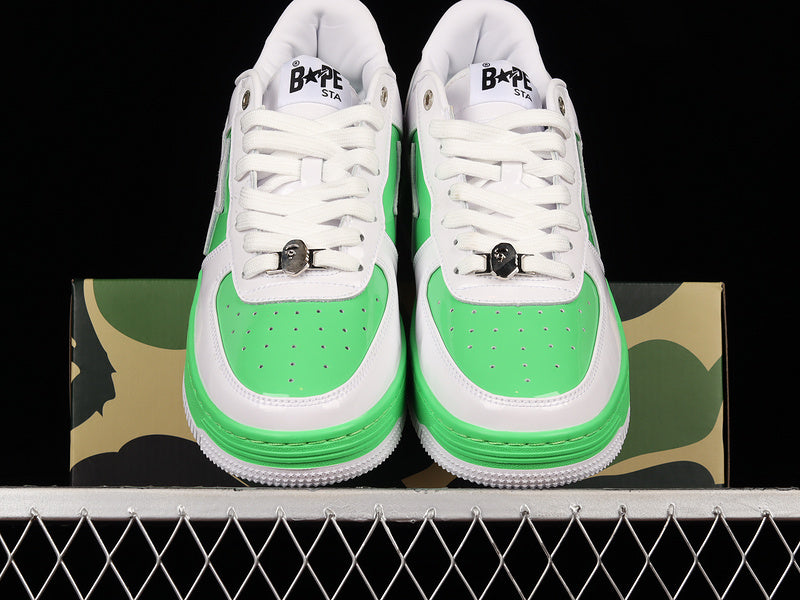 BAPE Bapesta 'White Green'