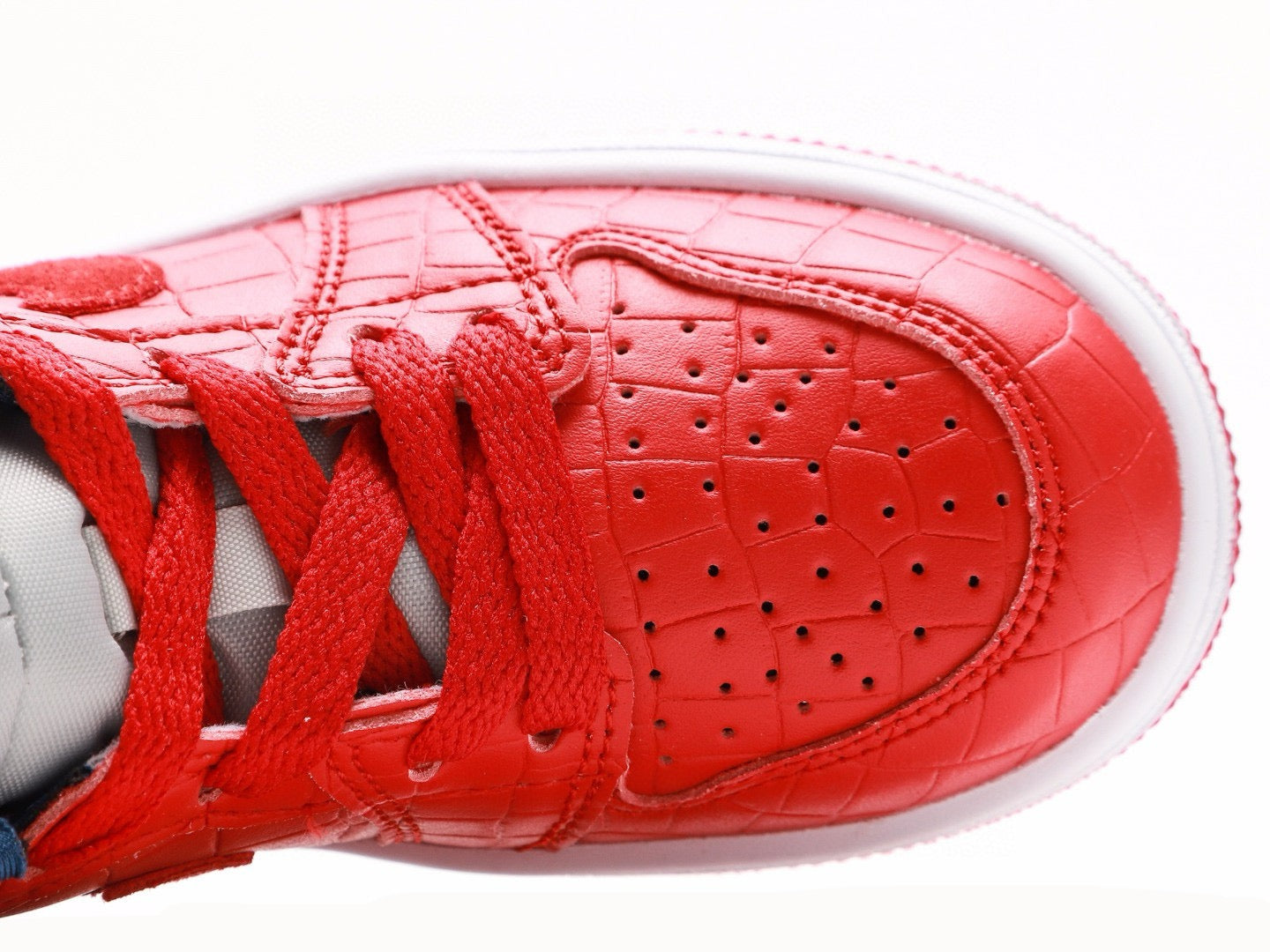 Kids Air Jordan 1 High 'Snake Skin Red'