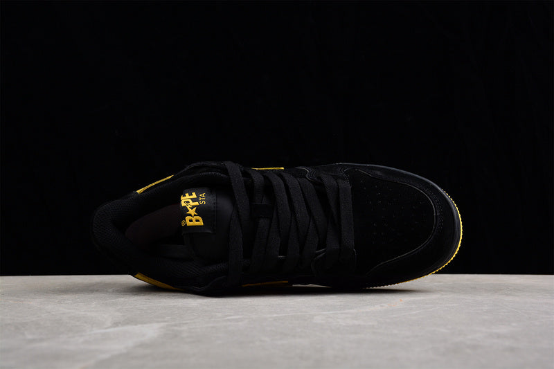 BATHING APE® Sk8 Sta 'Black Electric Yellow'