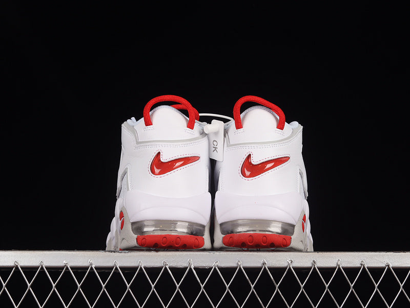 Air More Uptempo White/Grey-University Red