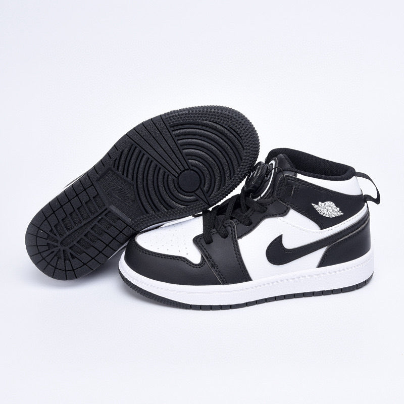 Kids Air Jordan 1 High 'Black White'