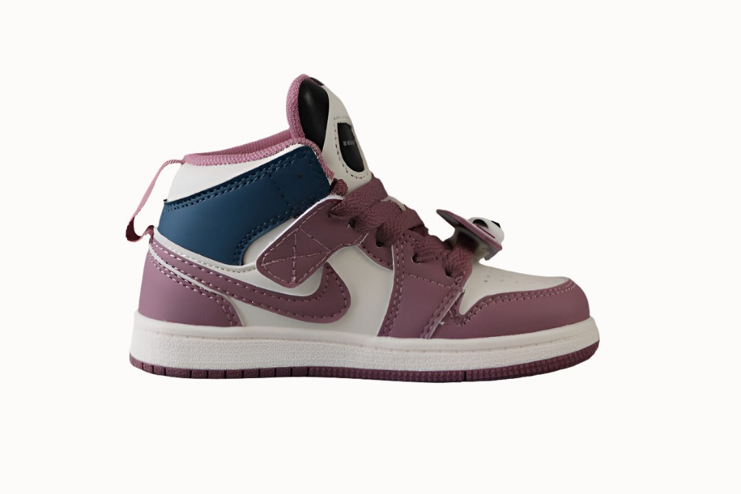 Kids Air Jordan 1 High 'Panda Pure Pink'