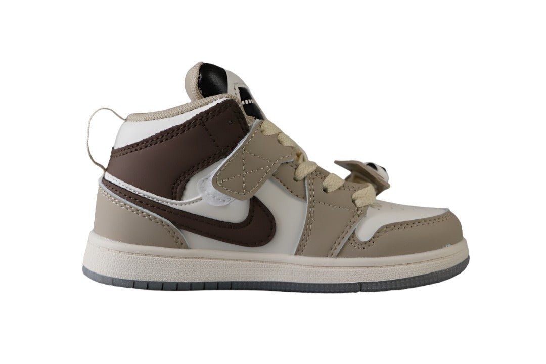 Kids Air Jordan 1 High 'Panda Sail Brown'