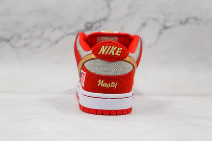 SB Dunk Low X Nasty Boys Red/hite/Gold