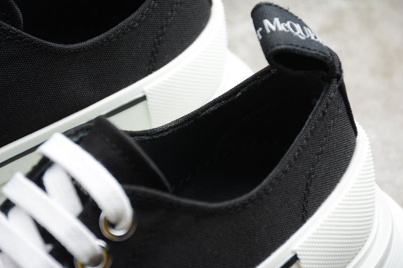 Alexander McQueen Tread Slick Low Lace Up White Black