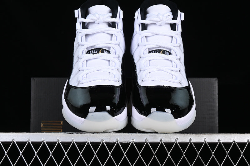 Air Jordan Retro 11 DMP Black/White-Gold