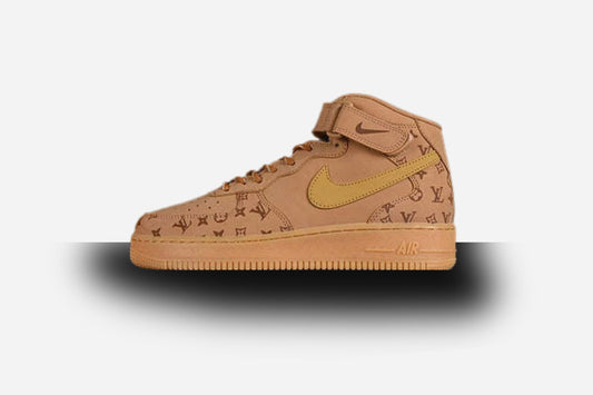 Air Force One High  X Louis Vuitton Grey/Brown