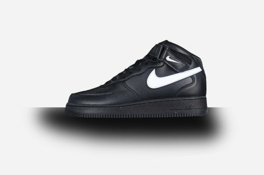 Air Force One Mid 07 Black-White