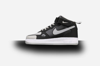 Air Force One Mid 07 Shadow Grey/Black-White