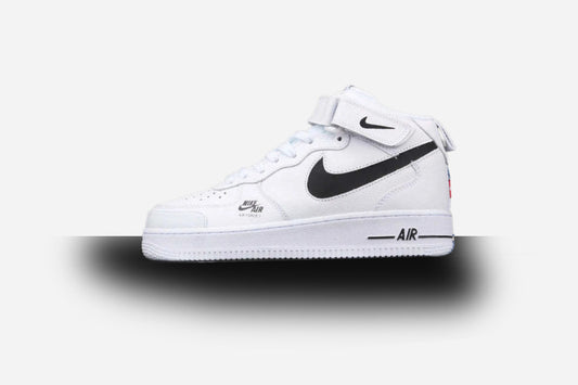 Air Force One Mid 07 White-Black