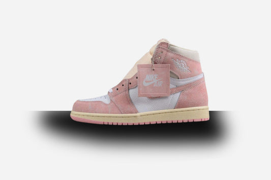 Air Jordan Retro 1 High OG Washed Pink Atmosphere White-Muslin Sail