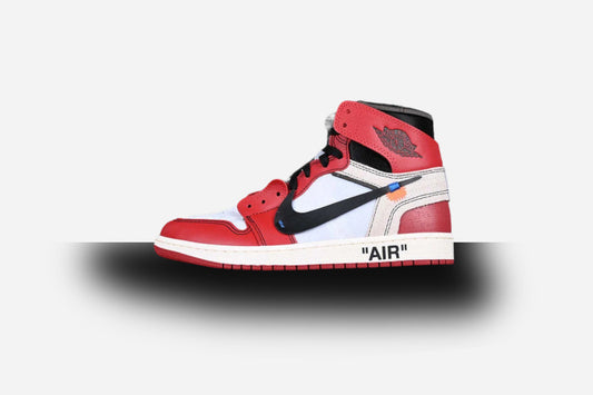 Air Jordan Retro 1 High X Off White Chicago Varsity Red/White-Black