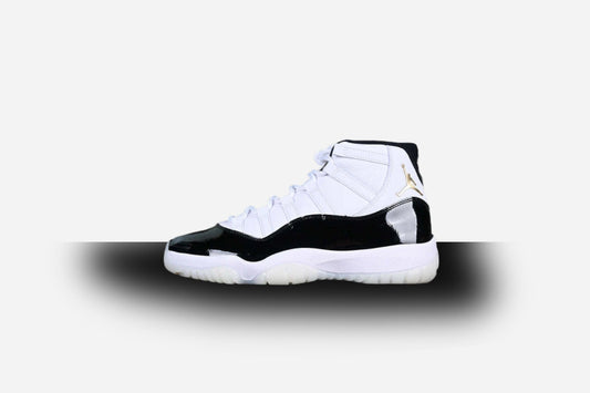 Air Jordan Retro 11 DMP Black/White-Gold