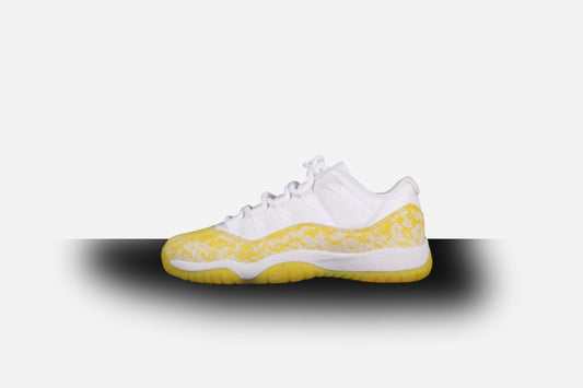 Air Jordan Retro 11 Low Yellow Snakeskin/White-Tour Yellow