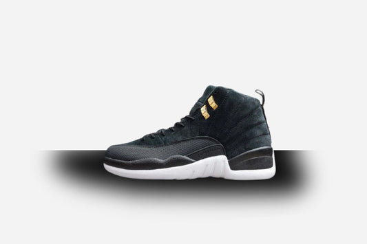 Air Jordan Retro 12 Reverse Taxi Black-White