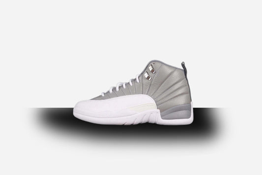 Air Jordan Retro 12 Stealth White-Cool Grey