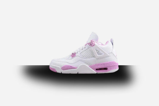 Air Jordan Retro 4 GS Cacao Wow White-Pink