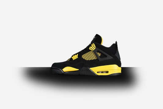 Air Jordan Retro 4 Red Thunder Black-Yellow
