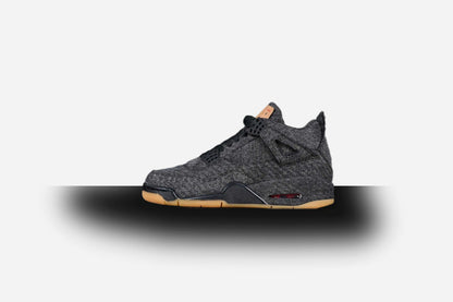 Air Jordan Retro 4 X Levi's Denim Black Jeans/Black