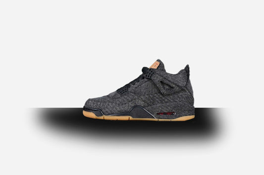Air Jordan Retro 4 X Levi's Denim Black Jeans/Black