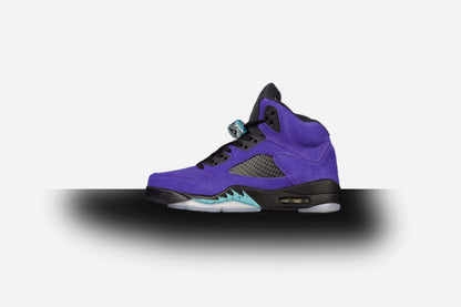 Air Jordan Retro 5 Alternate Grape/Black/Ice/Clear/New Emerald
