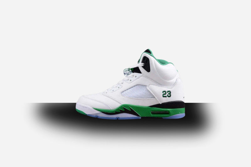 Air Jordan Retro 5 Burgundy White/Green-Black